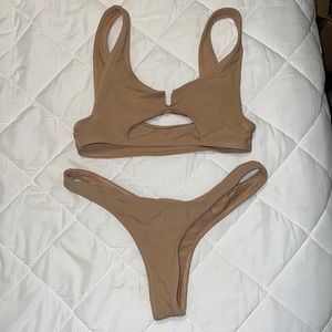 Frankie’s Bikinis Tan Bikini